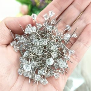 alfileres de diamante