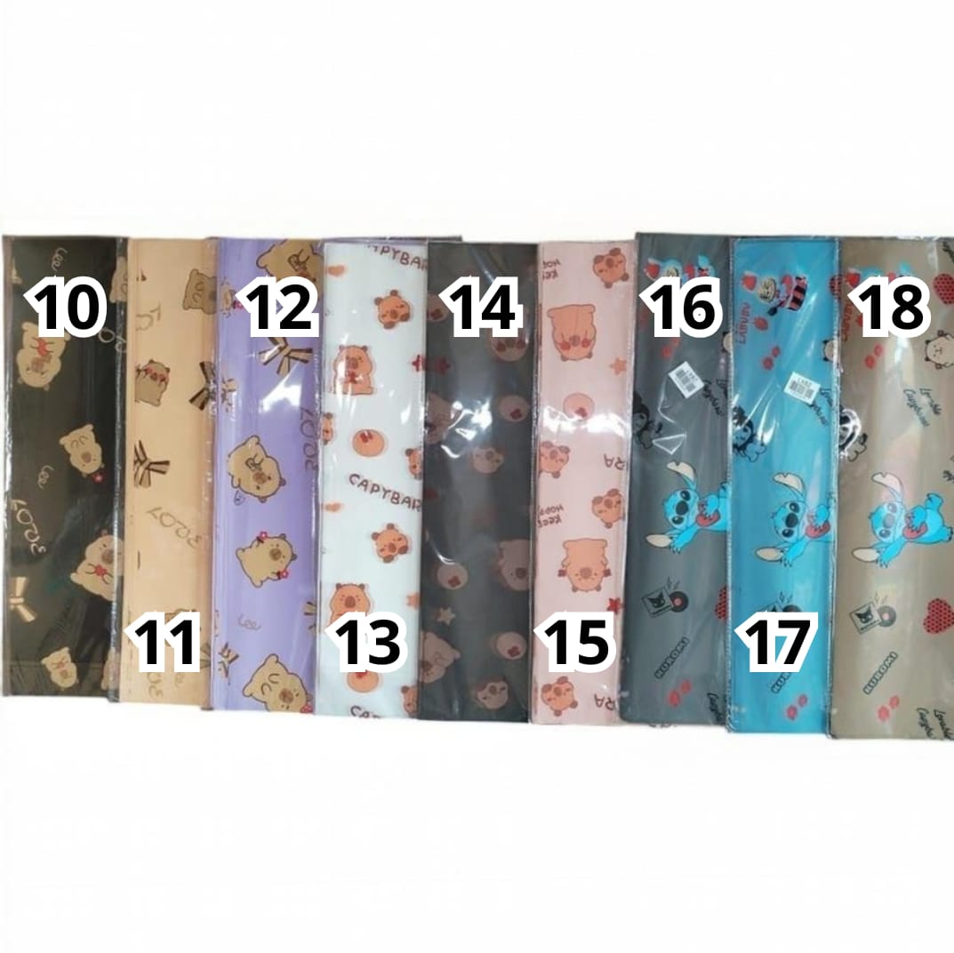 Papel coreano estampado y colores - paquete 20 pliegos - Imagen 5
