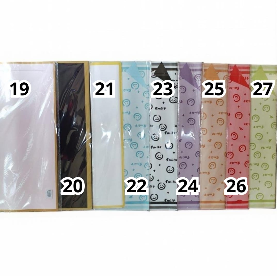 Papel coreano estampado y colores - paquete 20 pliegos - Imagen 4