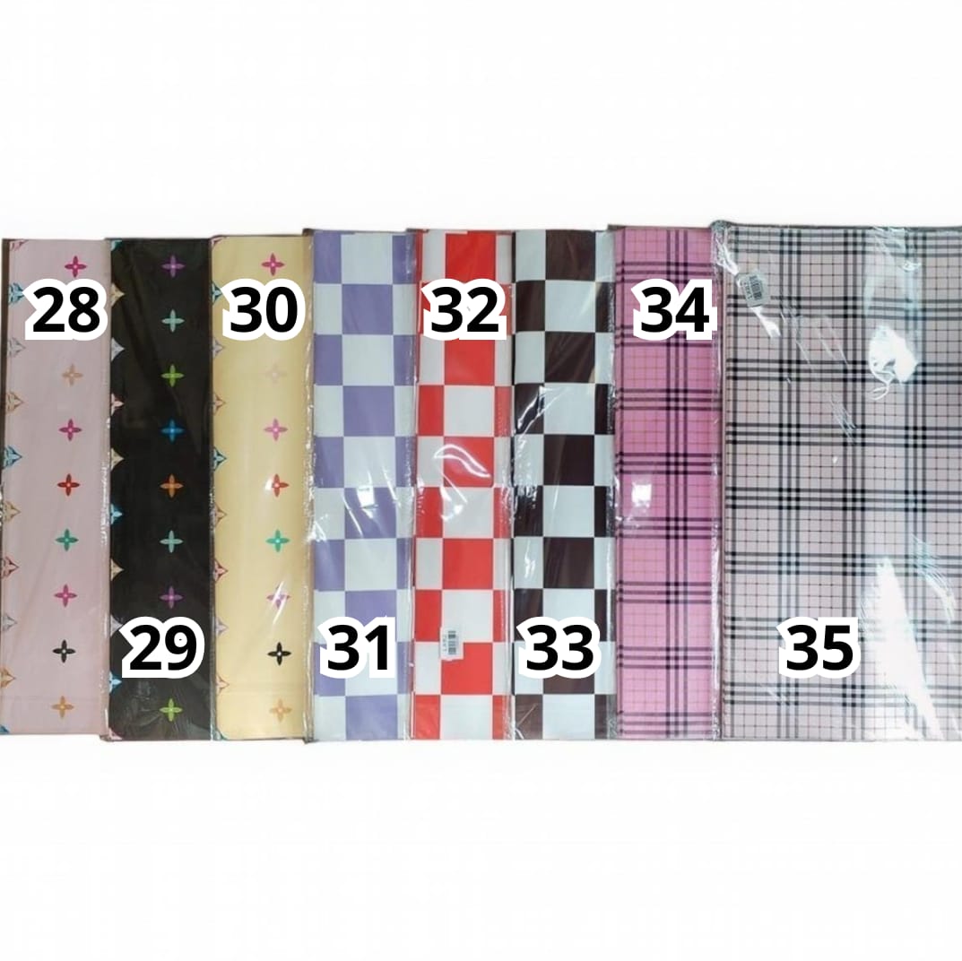 Papel coreano estampado y colores - paquete 20 pliegos - Imagen 3