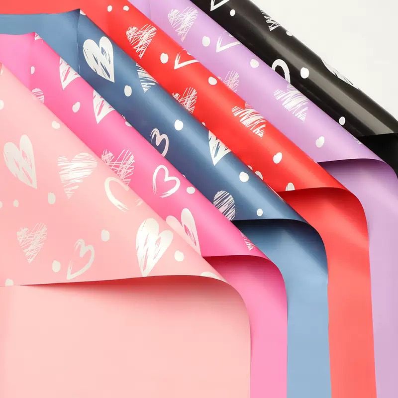Papel coreano estampado y colores - paquete 20 pliegos